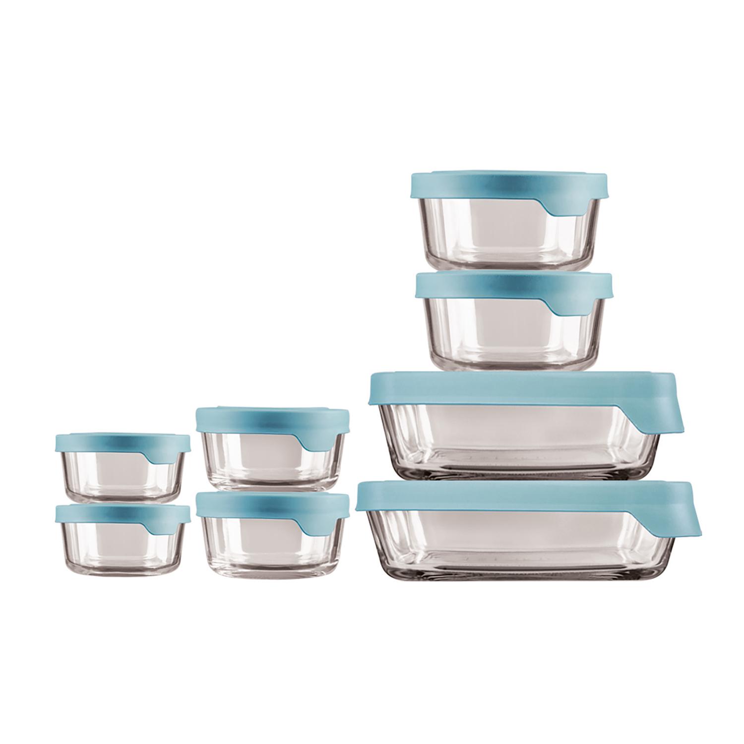 Anchor Hocking TrueSeal Clear Food Storage Container Set 8 pk Sansujyuku sansujyuku.com