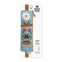 Denik 6 in. W X 2 in. L Multicolored Honeybee Tea Notebook Pouch