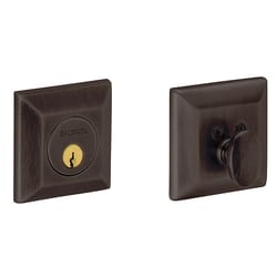 Baldwin Estate Venetian Bronze Brass Single Cylinder Deadbolt