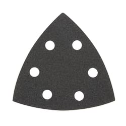 Milwaukee 3-1/2 in. Silicon Carbide 120 Grit Triangular Sanding Paper 6 pk