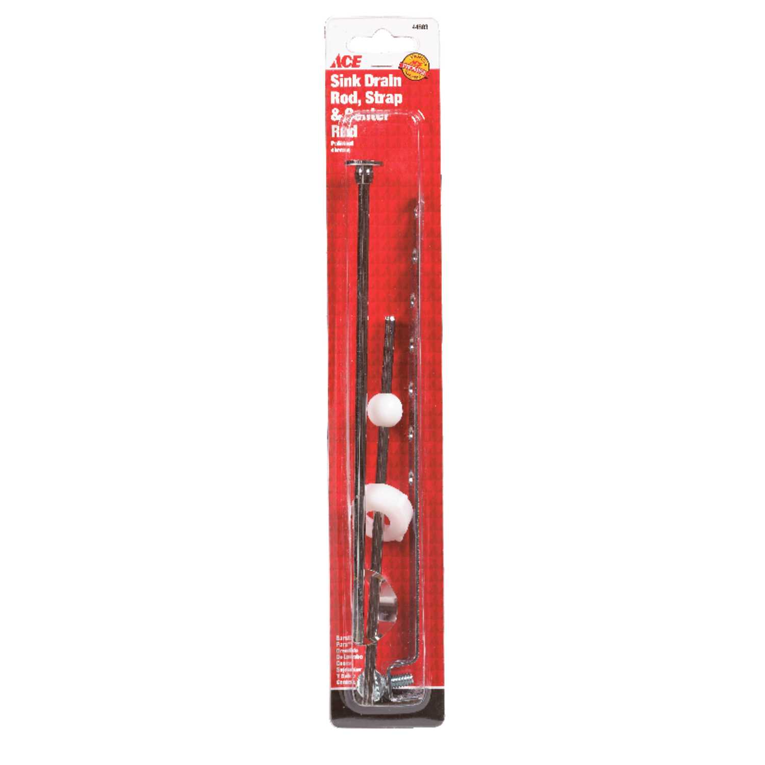 Ace N A Dia Sink Drain Rod and Strap Polished Chrome Ace N A Dia Sink Drain Rod and Strap Polished Chrome