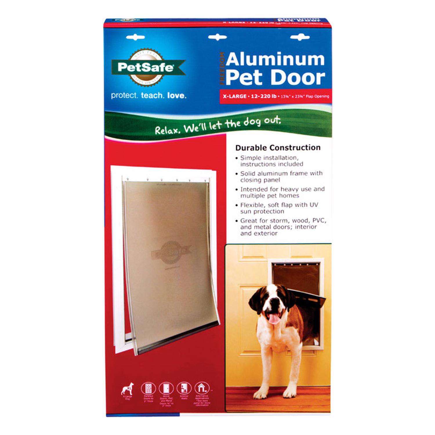 PetSafe 27.125 in. H X 16.25 in. W Aluminum Pet Door Ace Hardware