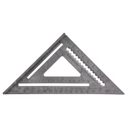 Ace 12 in. L X 17 in. H ABS Plastic Rafter Square