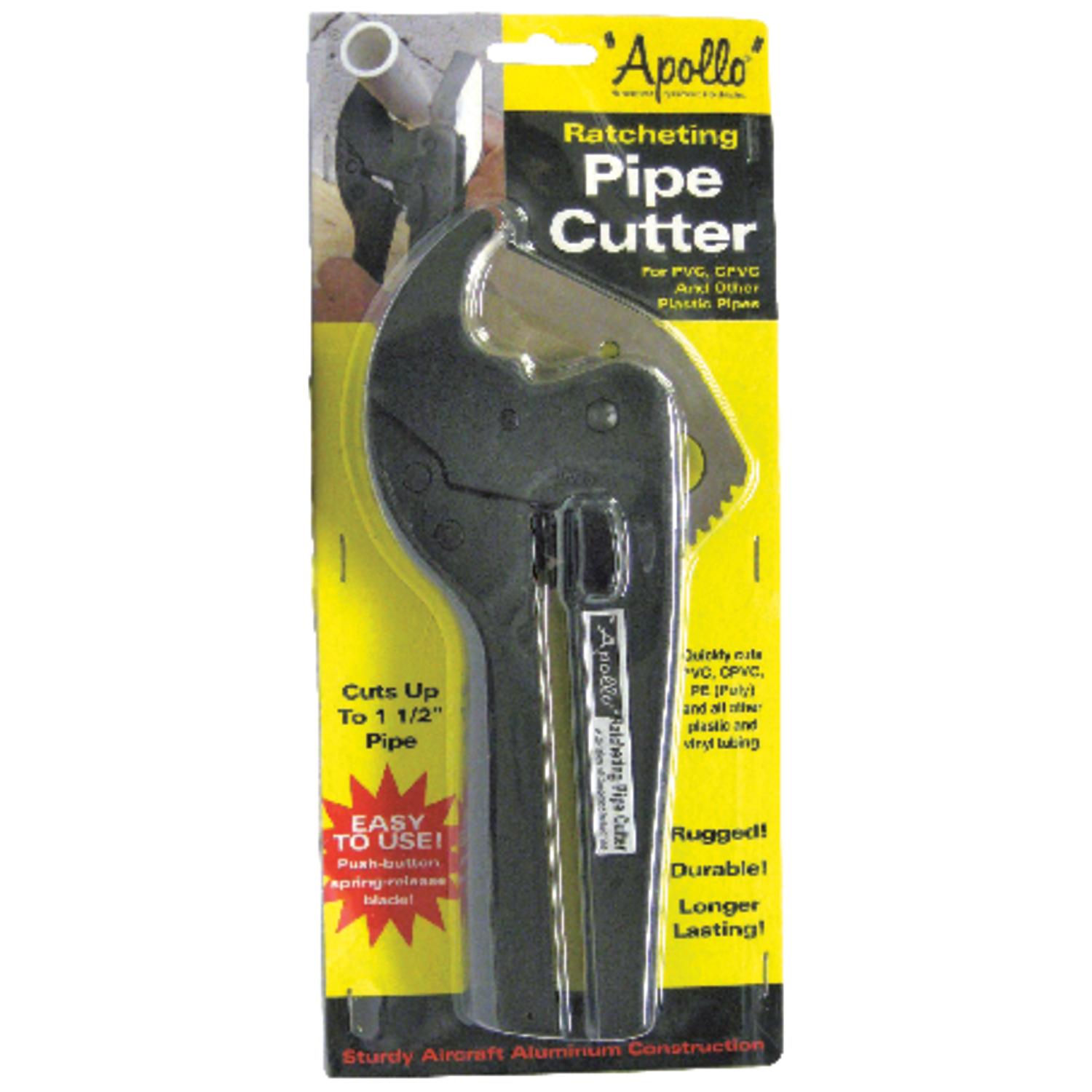 Apollo Ratcheting PVC Pipe Cutter Black 1 pk Mfr 69PC02PZ Ace Hardware