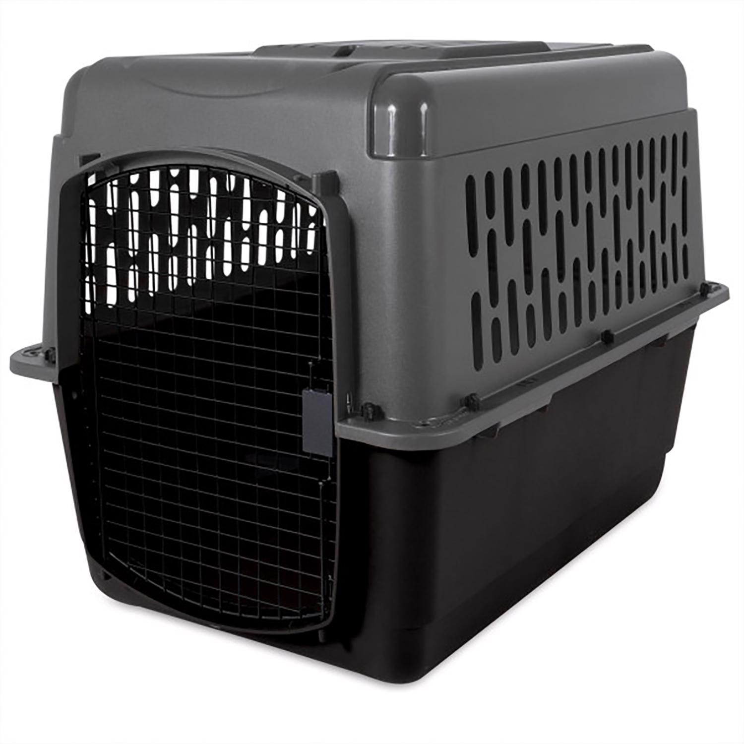 Aspen Pet Pet Porter Plastic Pet Kennel Gray 24 in. H X 22.5 in. W X 32 in. D Uae Electronic uaeelectronic.com