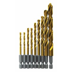 Bosch Impact Tough Titanium Nitride Drill Bit Set 9 pc