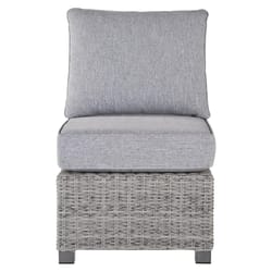 Signature Design by Ashley Naples Beach Gray Aluminum Frame Chair Gray