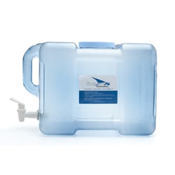 Bluewave 3 gal Rectangle Bottle w/ Valve Blue BPA Free Water Bottle