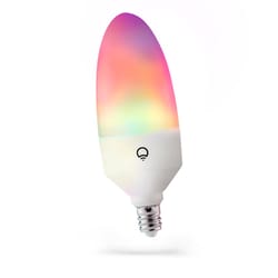 LIFX Smart Home B11 E12 (Candelabra) Smart-Enabled LED Bulb Color Changing 25 Watt Equivalence 1 pk