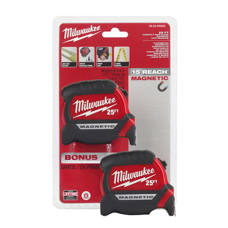 Milwaukee 16 ft. L X 1 in. W Compact Wide Blade Magnetic Tape Measure 1 pk  - Ace Hardware