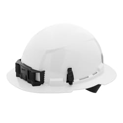 Milwaukee 4-Point Ratchet Full Brim Hard Hat White