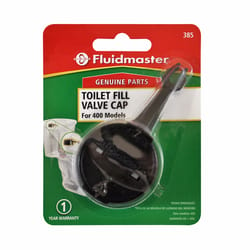 Fluidmaster Toilet Fill Valve Cap Black Plastic