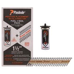 Paslode ProStrip 1-1/2 in. L Paper Strip Brite Fuel and Nail Kit 30 deg 1 pk