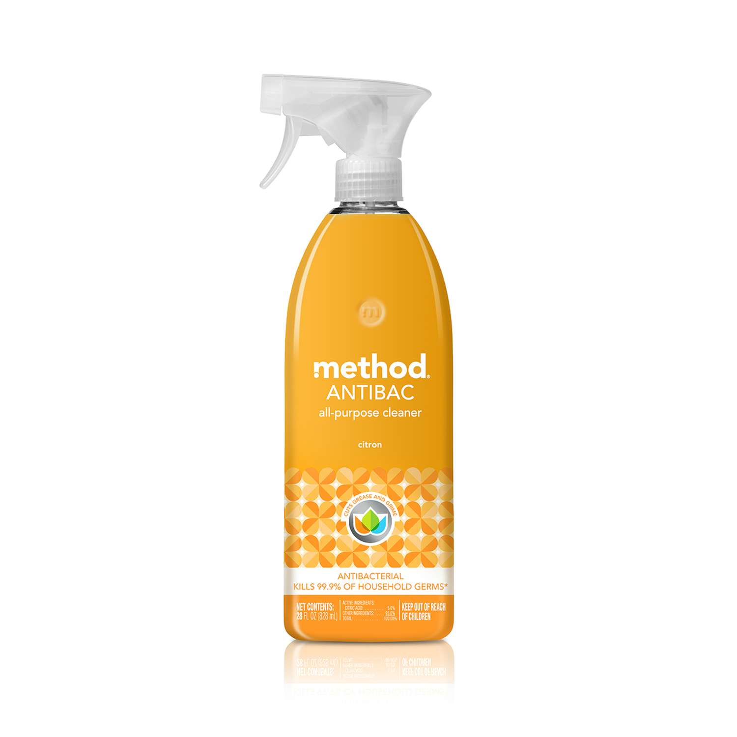 Method Antibac Citron Scent Antibacterial Cleaner Liquid 28 oz. Ace Hardware