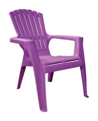 Adams Kids Adirondack Bright Violet Polypropylene Frame Adirondack Chair