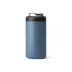 YETI Rambler 16 oz Nordic Blue BPA Free Colster Tall Can Insulator