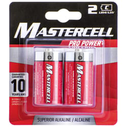 Dorcy Mastercell C Alkaline Batteries 2 pk Carded