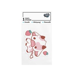 StickerYou Strawberry Cow Sticker Vinyl 1 pk