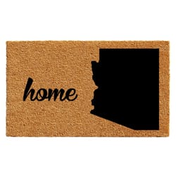 Calloway Mills 2 W X 3 L Black/Brown Coir Door Mat