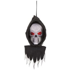Gemmy 29.5 in. LED Flickering Face-Reaper Hanging Decor