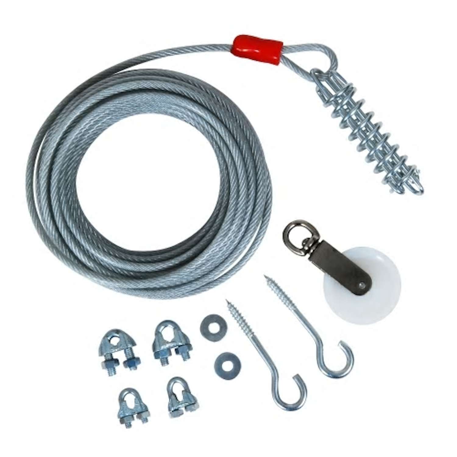 Petmate Aspen Pet Silver Dog Tie Out Trolley XLarge Ace Hardware