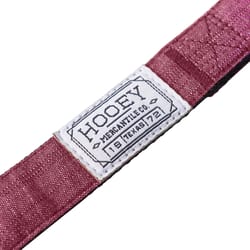 Hooey Burgundy/Black Polyester Dog Leash One Size Fits All