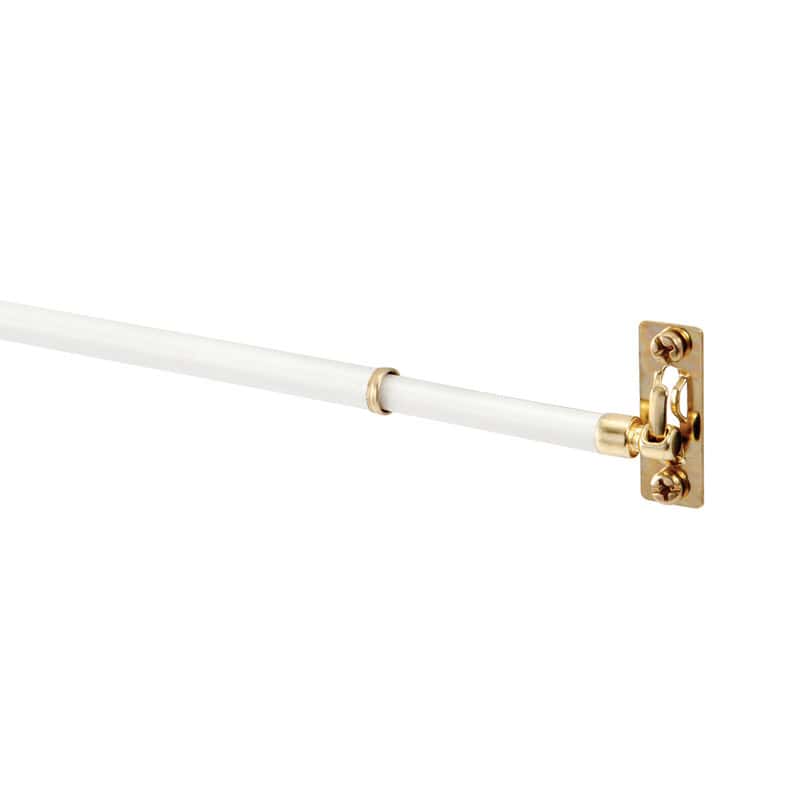 Kenney White Sash Rod 21 In L X 38, Shower Curtain Rod Ace Hardware