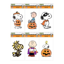 Peanuts Halloween Clings Window Decor