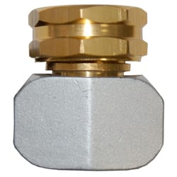 Rugg 5/8-3/4 in. Zinc Threaded Female Hose Coupling