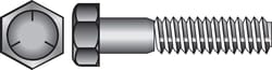 HILLMAN 1/2 in. D X 1-1/4 in. L Heat Treated Zinc Steel Hex Head Cap Screw 50 pk