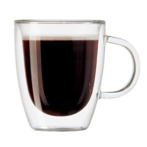 1pc, Expresso Cup, Double-Wall Insulated Glasses Cup Coffee Cup