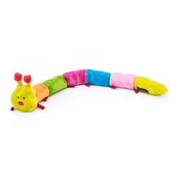 ZippyPaws Assorted Plush Caterpillar Dog Toy Large Sizes 1 pk