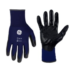 General Electric Unisex Dipped Gloves Black/Blue L 1 pair