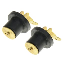 T-H Marine Boating Essentials Brass Deck and Baitwell Plugs 2 pk