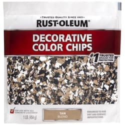 Rust-Oleum EpoxyShield Indoor and Outdoor Tan Blend Decorative Color Chips 1 lb