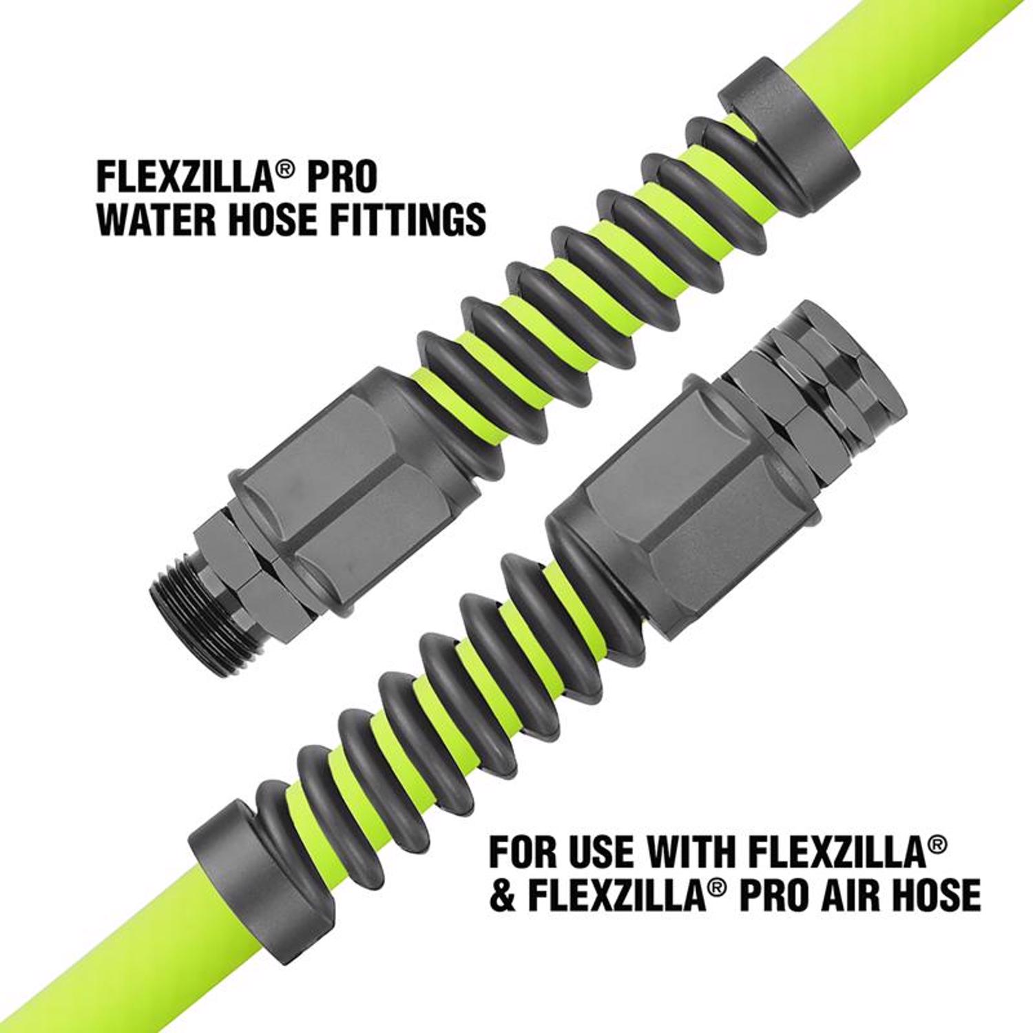 Legacy Flexzilla Pro 5/8 in. Aluminum Threaded Male Reusable Hose