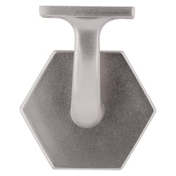 National Hardware Powell Gray Zinc Die Cast w/Steel Strap Handrail Bracket 3-5/32 in. L 150 lb