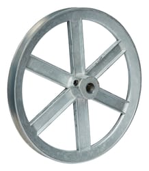 Chicago Die Cast 8 in. D X 1/2 in. D Zinc Single V-Grooved Pulley