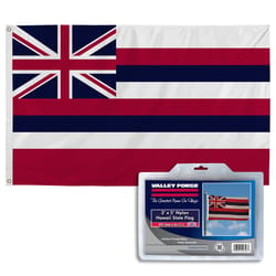 Valley Forge Hawaii State Flag 36 in. H X 60 in. W