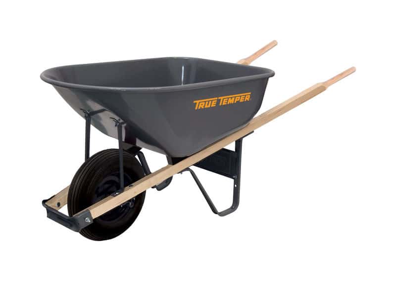 True Temper Steel Residential Wheelbarrow 6 cu. ft. Ace Hardware