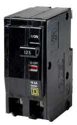 Square D QO 125 amps Plug In 2-Pole Circuit Breaker