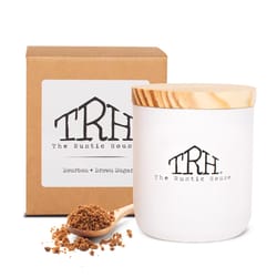 The Rustic House White Bourbon Brown Sugar Scent Candle 8 oz