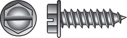 HILLMAN No. 6 Ga. X 3/4 in. L Slotted Hex Washer Head Sheet Metal Screws 100 pk
