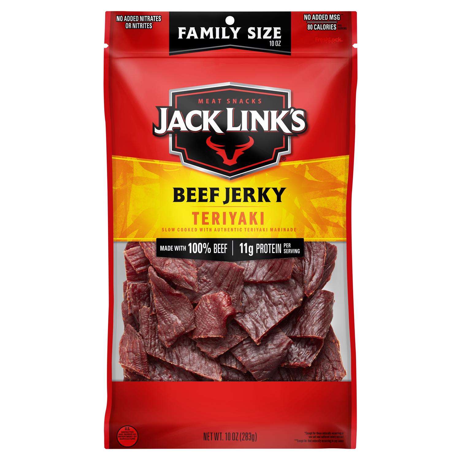 Jack Link's Teriyaki Beef Jerky 10 oz Bagged Ace Hardware