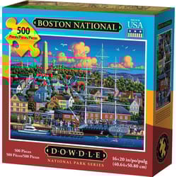 Dowdle Boston National Park Personal Puzzle Cardboard/Paper Multicolored 500 pc