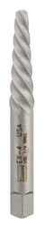Irwin Hanson 1/4 in. X 1/4 in. D Carbon Steel Spiral Screw Extractor 6 in. 1 pc