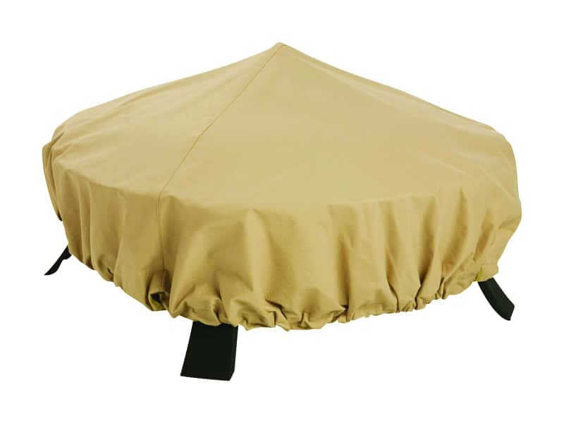 Classic Accessories 44 in. W Sand Polyester Fire Pit Cover ...