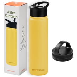 Retrospec Alder 22 oz Wide Mouth Honey BPA Free Canteen