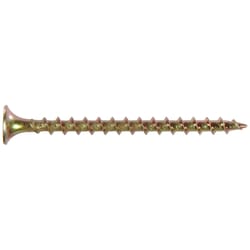HILLMAN No. 8 X 3 in. L Phillips Zinc-Plated Coarse Wood Screws 50 pk