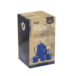 Stansport Blue Coffee Pot 11 in. H X 5.5 in. W X 11 in. L 5 pk